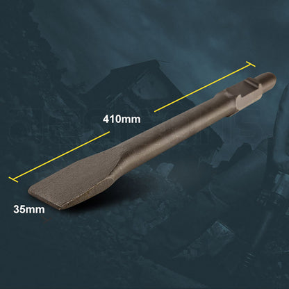 35mm Flat Chisel Tile Chipper - 0.35m Length for Concrete & Tile Work