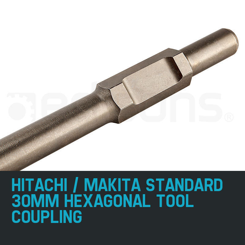 35mm Flat Chisel Tile Chipper - 0.35m Length for Concrete & Tile Work