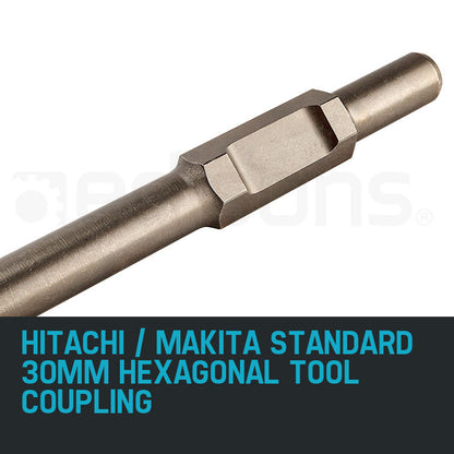 35mm Flat Chisel Tile Chipper - 0.35m Length for Concrete & Tile Work