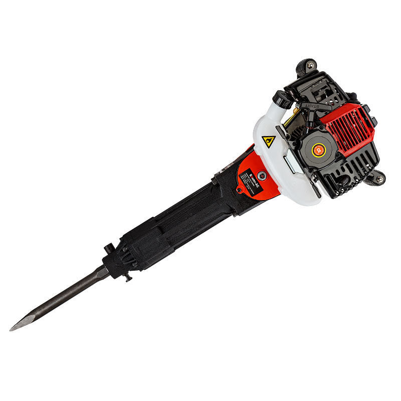 Petrol Jackhammer 3.5HP, 49.3cc, 50J Impact, 0.9m Shaft, Bonus Chisel Included