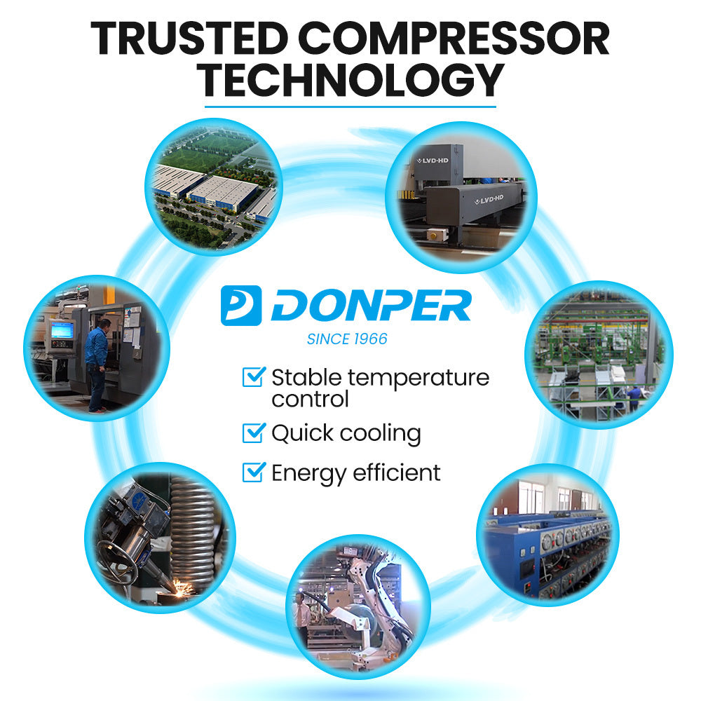 36L Triple Tank Juice Dispenser with Donper Compressor for Restaurants/Cafes