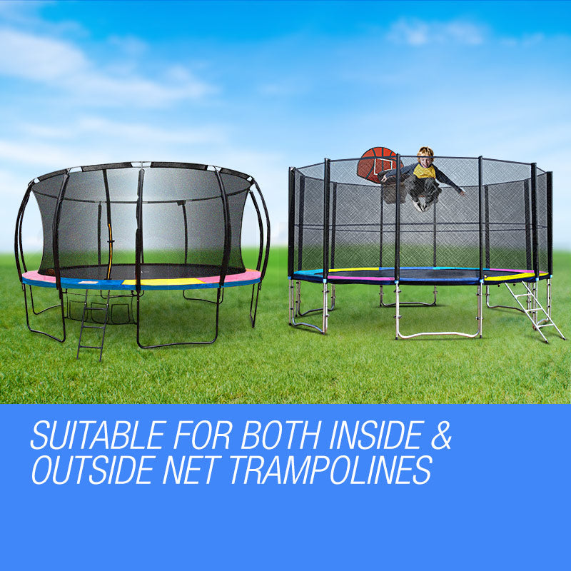 16ft (4.88m) Multi-Colour Trampoline Safety Pad with EVA Foam and Weatherproof PVC