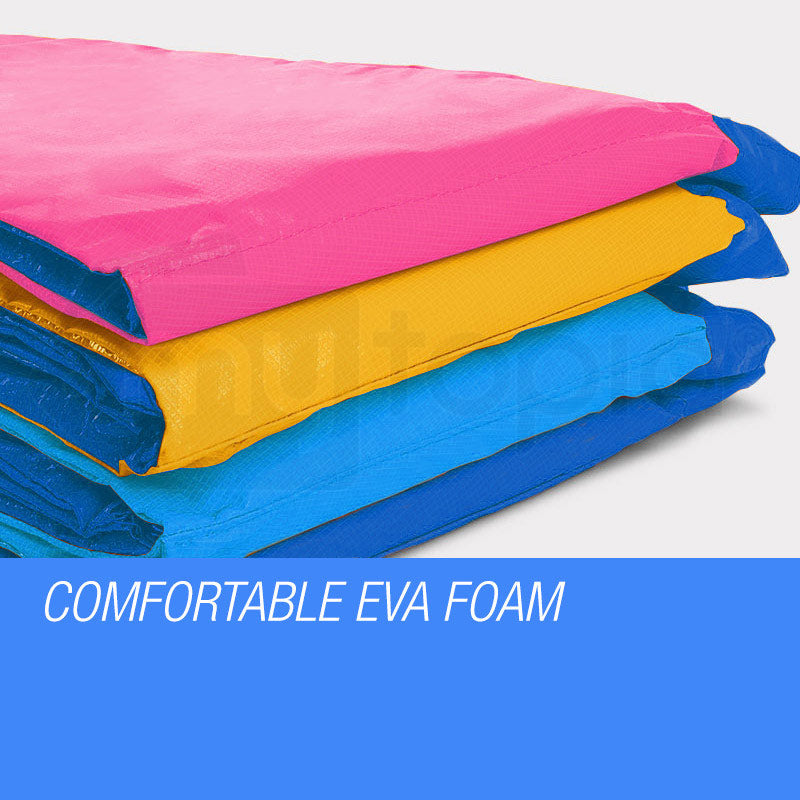 16ft (4.88m) Multi-Colour Trampoline Safety Pad with EVA Foam and Weatherproof PVC