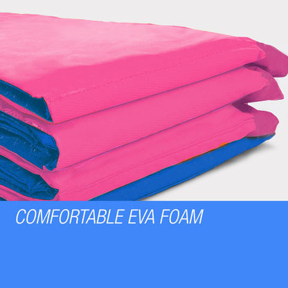 16ft Trampoline Safety Pad with Reinforced Springs, Pink, 4.88m