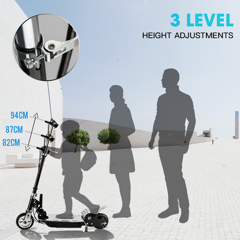 Electric Scooter 140W, Foldable, Adjustable Height, Up to 15km/h, 80kg Capacity