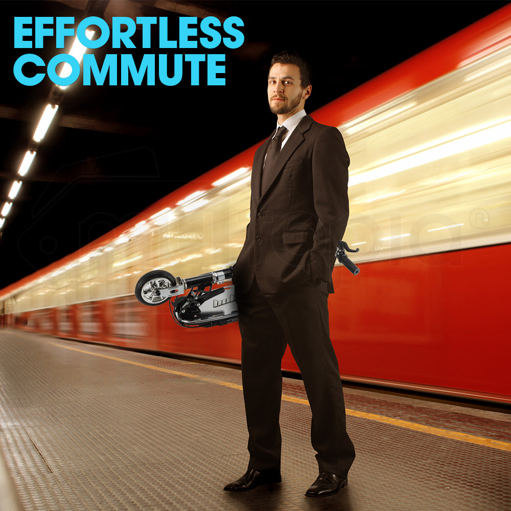 Electric Scooter 140W, Foldable, Adjustable Height, Up to 15km/h, 80kg Capacity