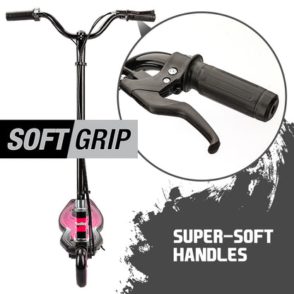 Pink 140W Electric Kids Scooter with 15km/h Speed and 70kg Capacity