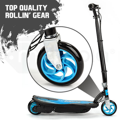 Kids Electric Scooter 140W, 15km/h Speed, 70kg Capacity, 15km Range, Blue