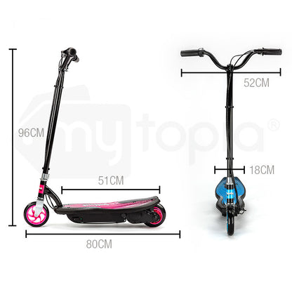 Kids Electric Scooter 140W, 15km/h Speed, 70kg Capacity, 15km Range, Blue
