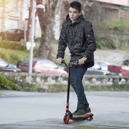 Kids Electric Scooter 140W - 15km/h, 70kg Capacity, Ages 7+ - Red