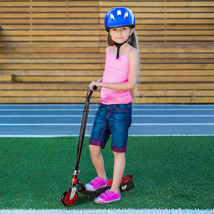 Kids Electric Scooter 140W - 15km/h, 70kg Capacity, Ages 7+ - Red