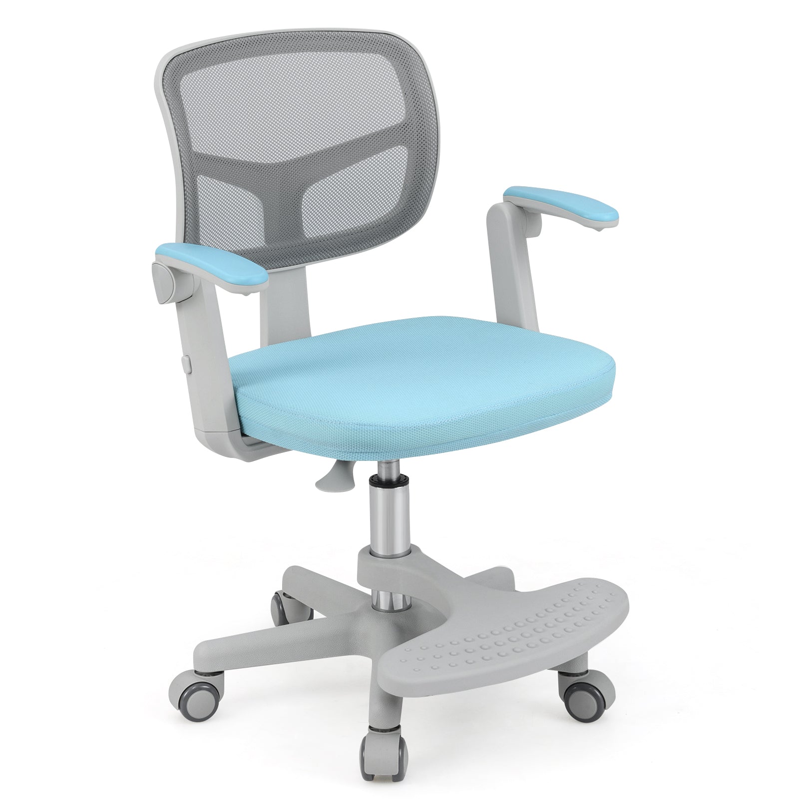 Kids Study Chair with Adjustable Height for Boys Girls Age 3-10-Blue