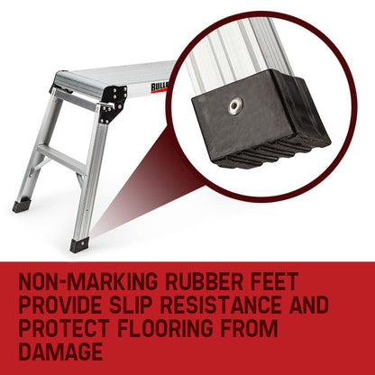 50cm Tall Folding Work Platform, Aluminium, 3.5kg, for Painting & Maintenance