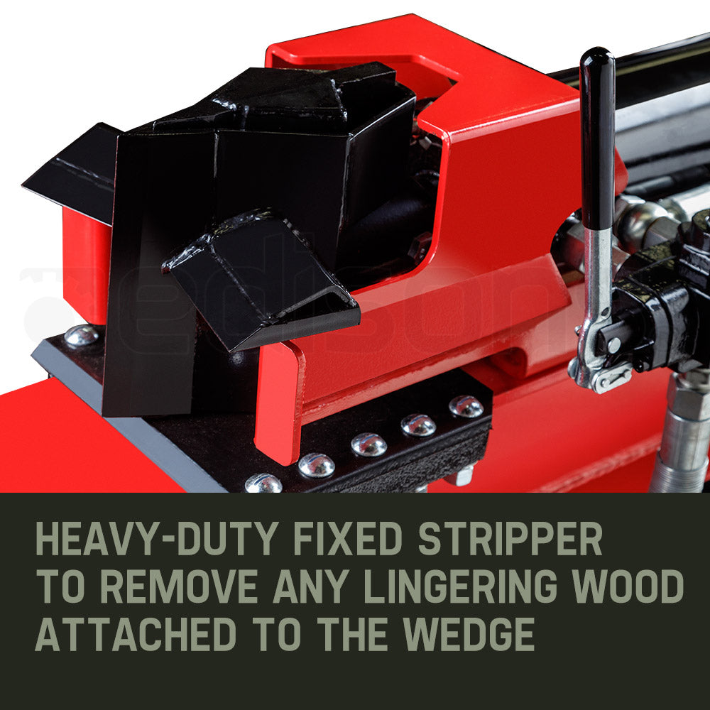 65-Ton Diesel Hydraulic Log Splitter, Horizontal/Vertical, 0.4m Wheels, 4-Way Wedge