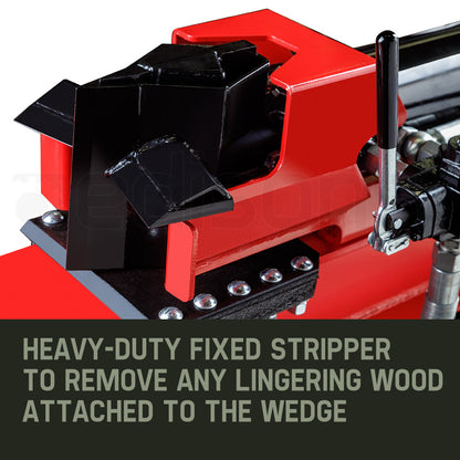 65-Ton Diesel Hydraulic Log Splitter, Horizontal/Vertical, 0.4m Wheels, 4-Way Wedge