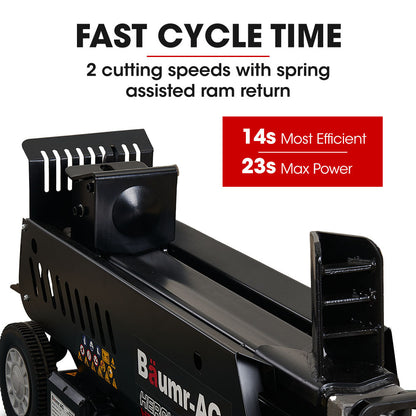 10 Tonne Electric Hydraulic Log Splitter with 0.32m Diameter, 0.52m Length Limit