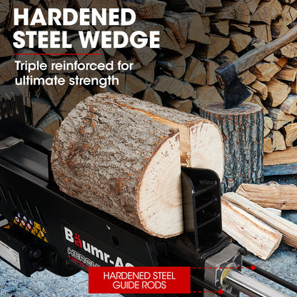 10 Tonne Electric Hydraulic Log Splitter with 0.32m Diameter, 0.52m Length Limit