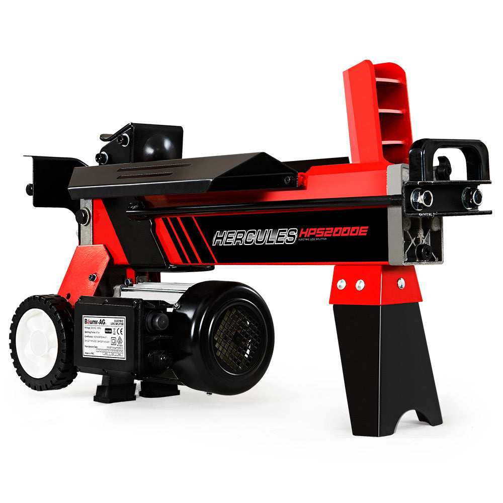 6 Tonne Electric Hydraulic Log Splitter with 0.37m Capacity