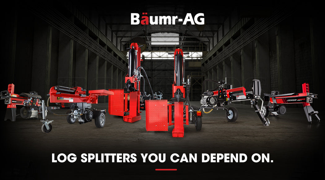 8 Tonne Electric Hydraulic Wood Log Splitter with 0.52m Splitting Capacity