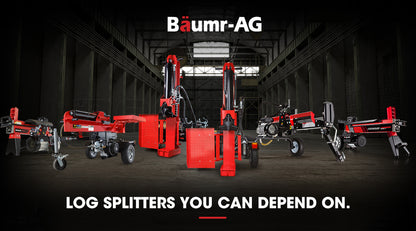 8 Tonne Electric Hydraulic Wood Log Splitter with 0.52m Splitting Capacity