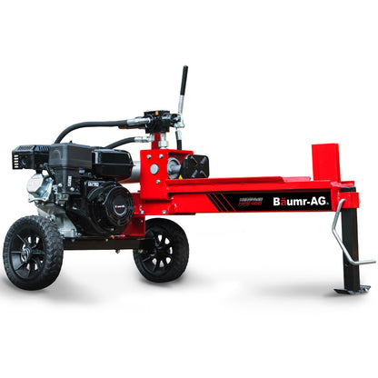 12-Tonne Petrol Hydraulic Log Splitter with 0.25m Wheels and 0.49m Capacity