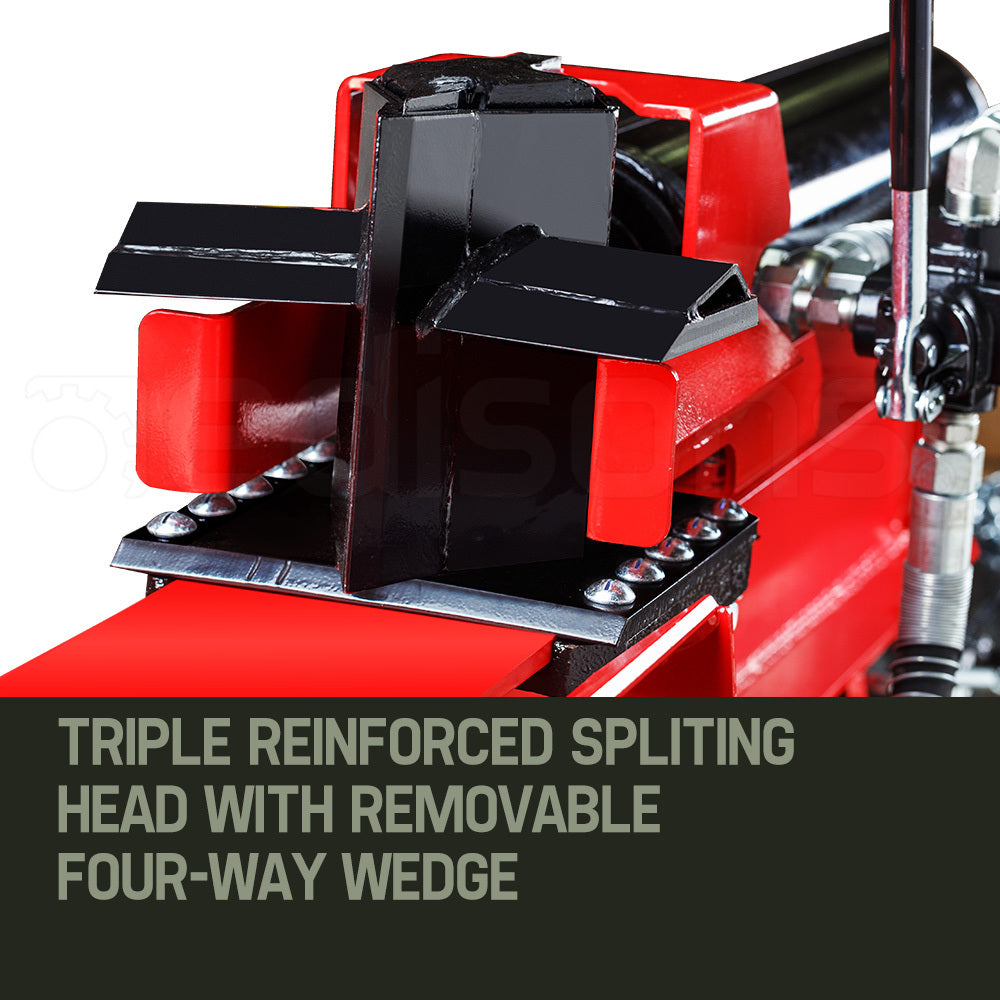 65-Ton Petrol Hydraulic Log Splitter, Vertical/Horizontal, 0.65m Capacity