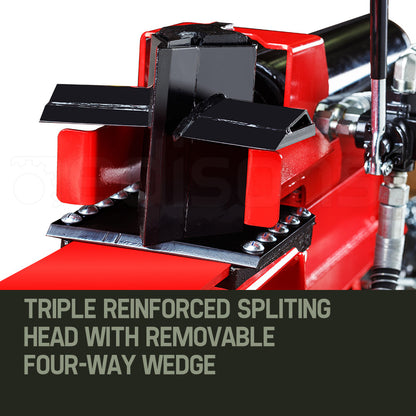 65-Ton Petrol Hydraulic Log Splitter, Vertical/Horizontal, 0.65m Capacity