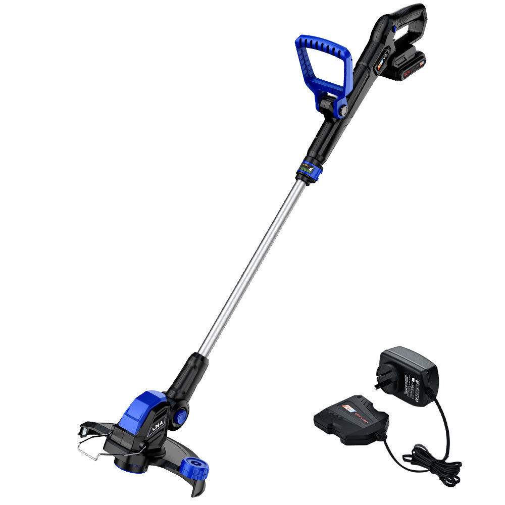 20V Cordless Line Trimmer & Edger Kit with Battery and Fast Charger, 2.5kg