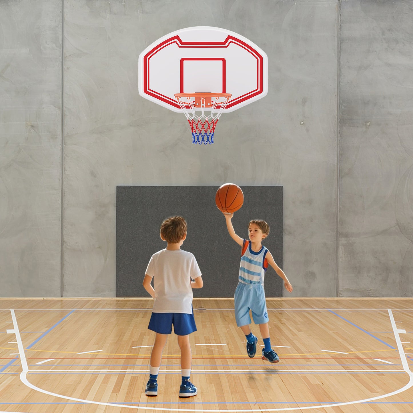 Large Wall Mounted Basketball Hoop Indoor Outdoor Basketball Games