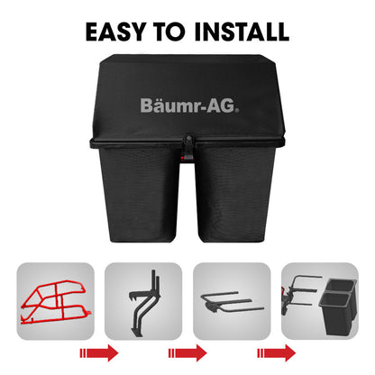 150L Grass Catcher for 0.9m Electric Ride-On Lawn Mower - Easy Disposal System