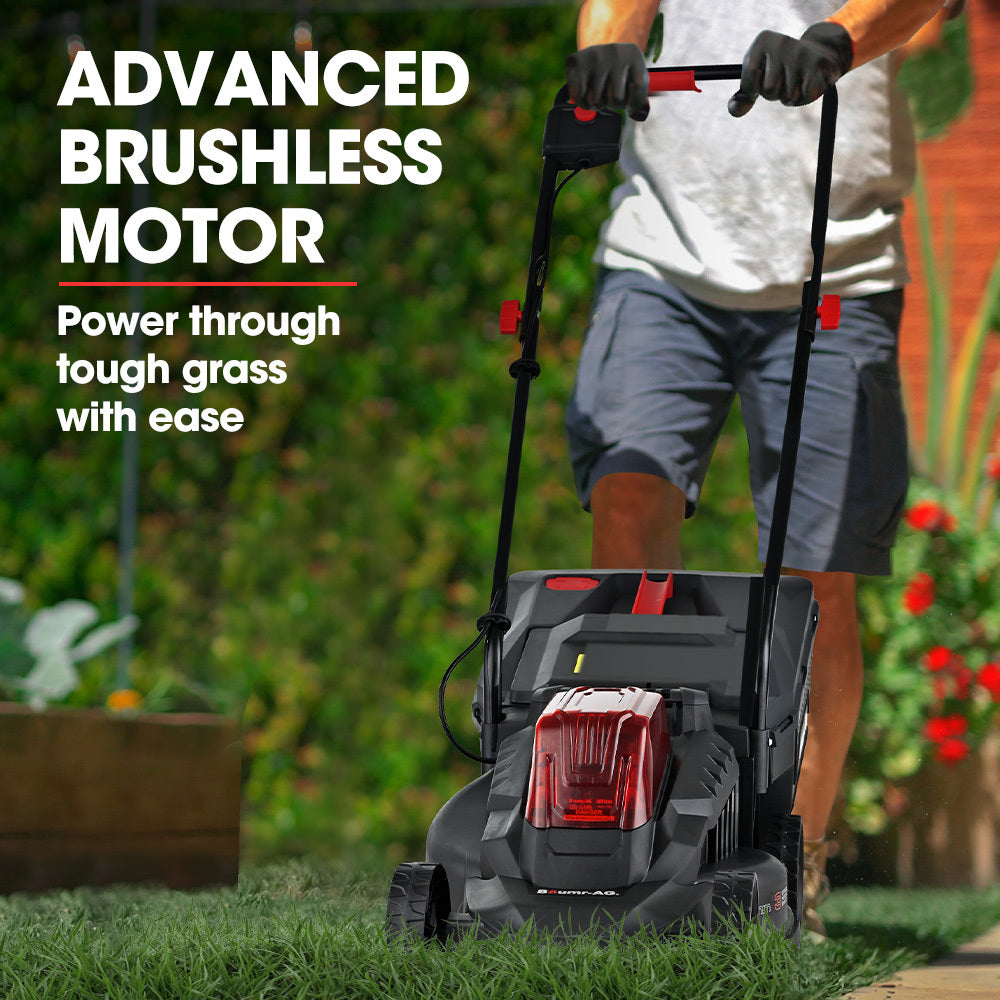 450CX Cordless Lawn Mower Kit, Brushless Motor, 7kg, 0.32m Cutting Path