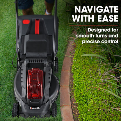 450CX Cordless Lawn Mower Kit, Brushless Motor, 7kg, 0.32m Cutting Path