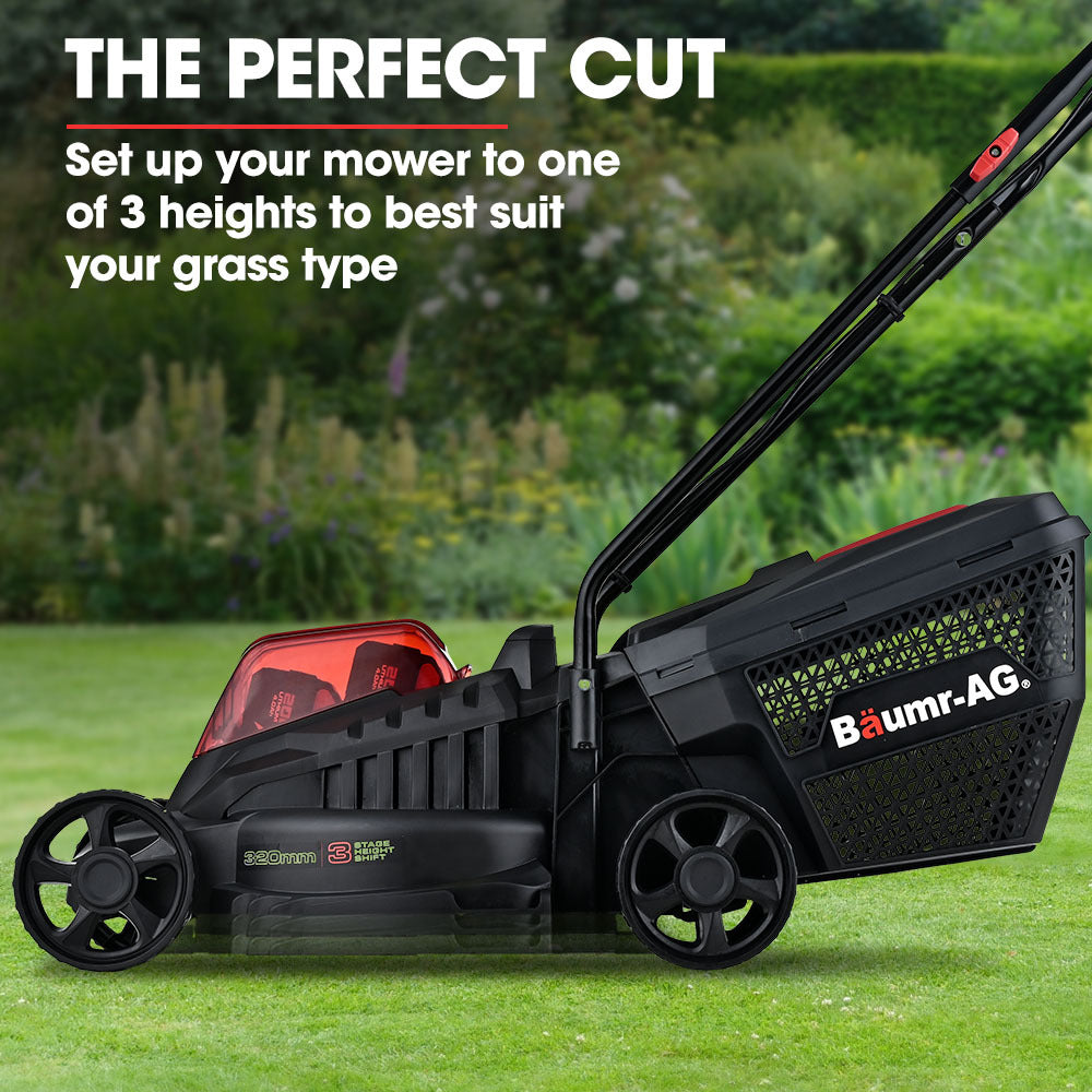 450CX Cordless Lawn Mower Kit, Brushless Motor, 7kg, 0.32m Cutting Path