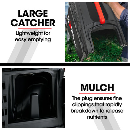 Cordless Lawn Mower 40V, 0.43m Cutting Width, 5 Heights, Mulching Option