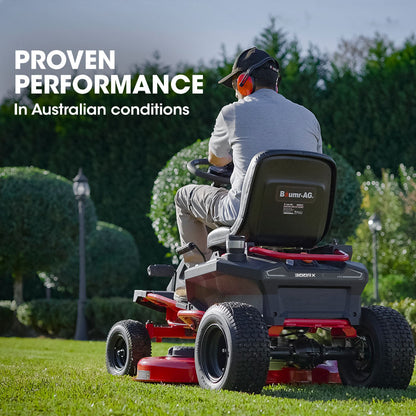 48V Electric Ride-On Lawn Mower with 0.76m Cutting Width and Triple Motors