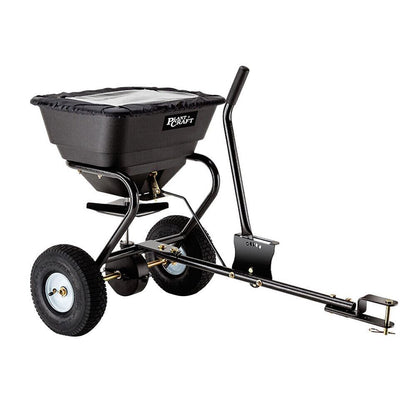 30kg Tow-Behind Spreader with 26L Hopper and Adjustable Flow Control