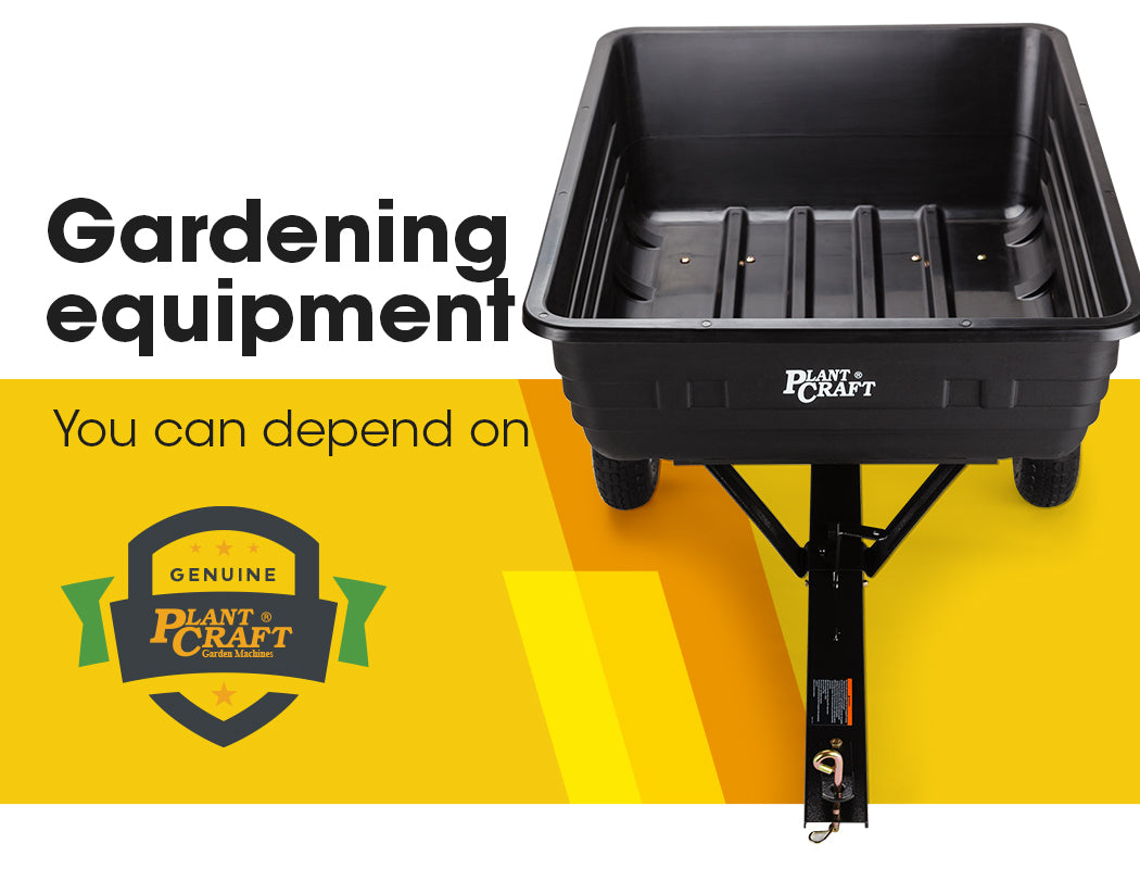 Heavy-Duty Poly Dump Cart with 181kg Capacity and Tipping Latch for ATVs