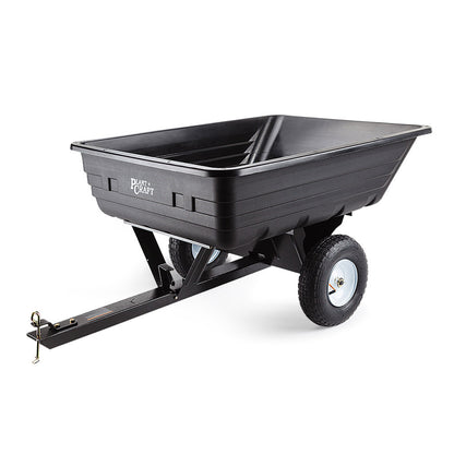 Heavy-Duty Poly Dump Cart with 181kg Capacity and Tipping Latch for ATVs