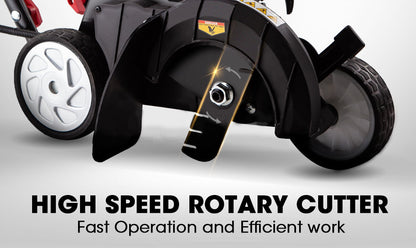 31cc Petrol Lawn Edger with 5-Depth Adjustments and Folding Handle