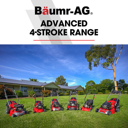18' 150cc Lawn Mower, 8 Heights, Steel Deck, Cup Holder, 4-Stroke Engine