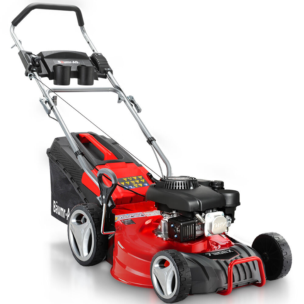 18' 150cc Lawn Mower, 8 Heights, Steel Deck, Cup Holder, 4-Stroke Engine