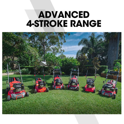 Petrol Lawn Mower 139cc 0.4m Deck with 35L Catcher, 4-Stroke Engine