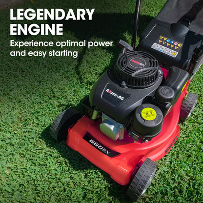 Petrol Lawn Mower 139cc 0.4m Deck with 35L Catcher, 4-Stroke Engine
