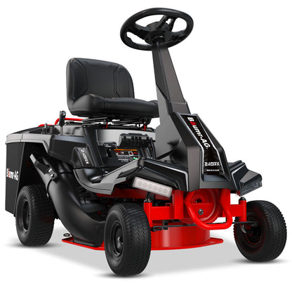 Compact 0.6m Ride-On Mower with Electric Start, 6HP Engine, Adjustable Heights