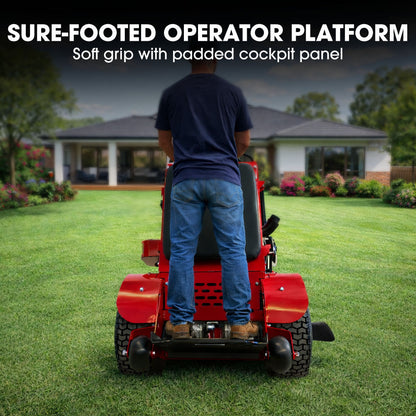 32' Stand-On Zero-Turn Mower, Electric Start, 23hp, 764cc, Hydrostatic Drive, 10 Cut Heights