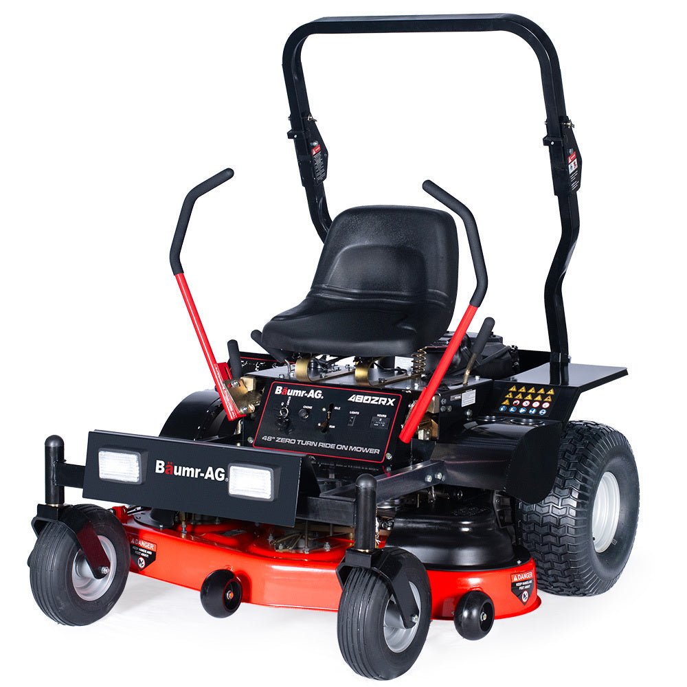 48" Zero Turn Ride-On Mower, 24HP 803cc V-Twin Engine, Electric Start System