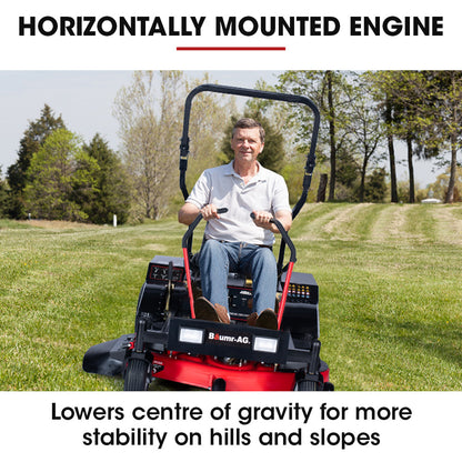 48" Zero Turn Ride-On Mower, 24HP 803cc V-Twin Engine, Electric Start System