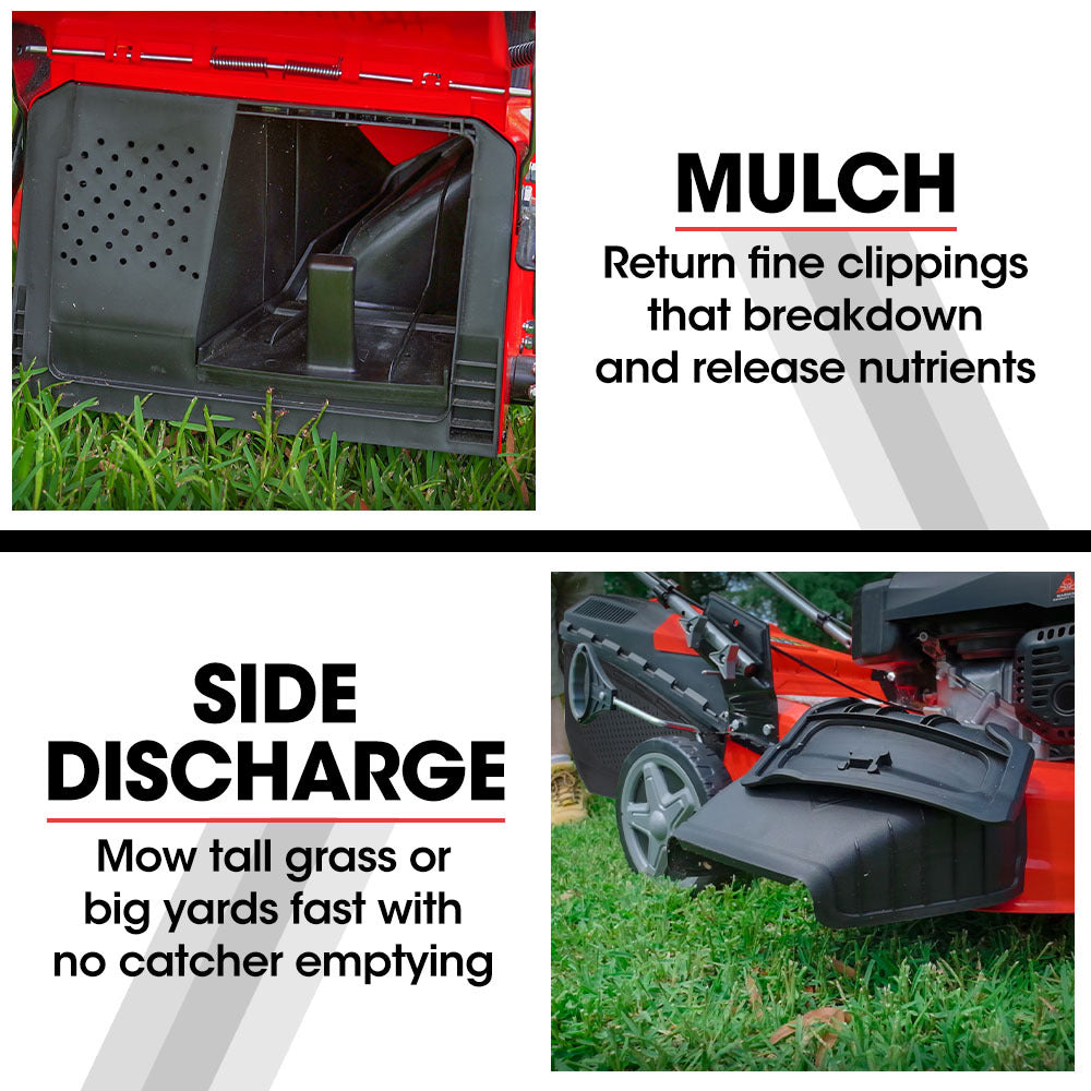 21m 248cc Self-Propelled 4-in-1 Electric Start Lawnmower with Steel Deck