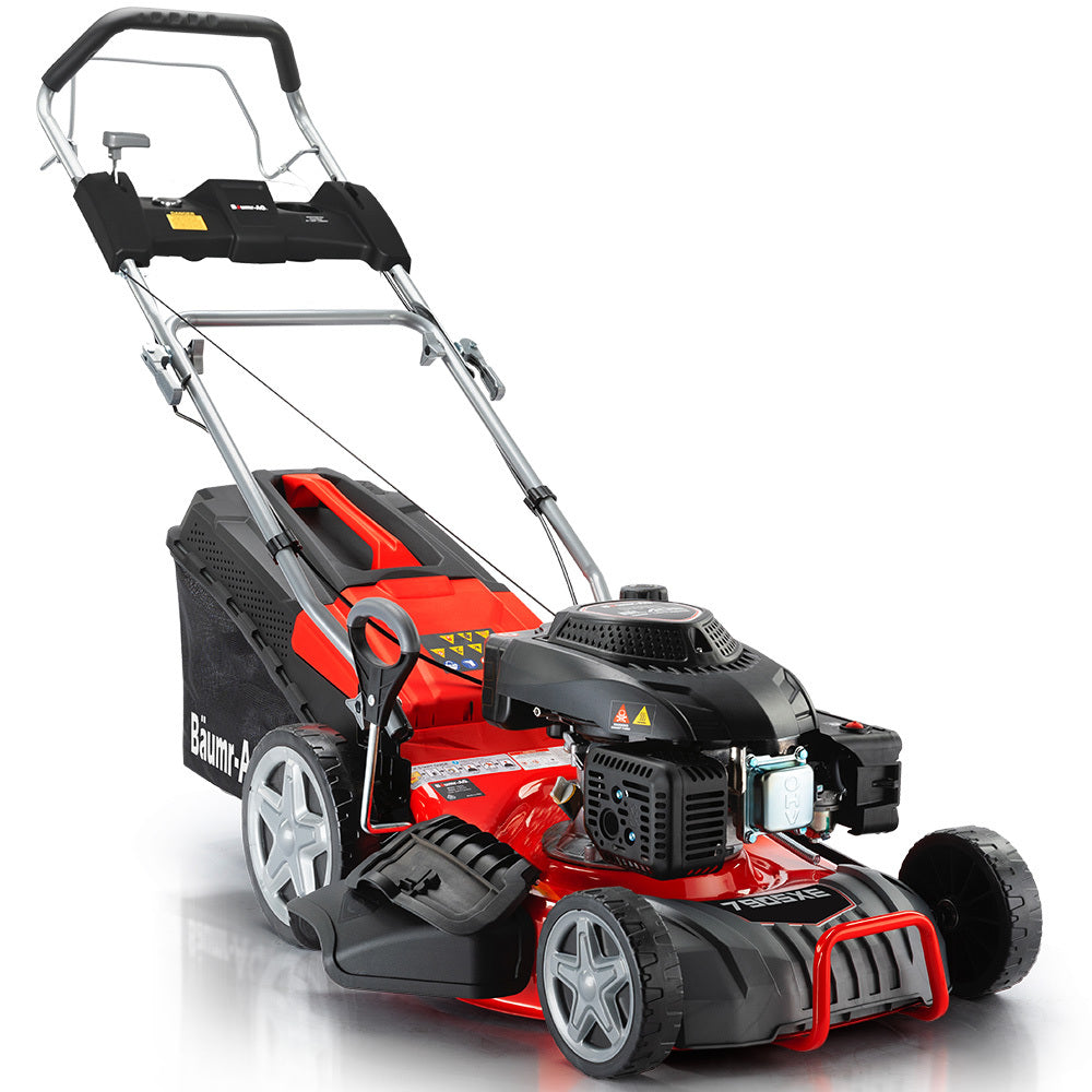18" Electric Start Self-Propelled Lawn Mower, 6 HP, 224cc Engine, Steel Deck