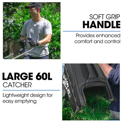 20m Self-Propelled Lawn Mower, 200cc, 7-Height, Steel Deck, 4-Stroke Engine